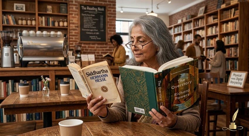 A lady comparing a voice-first storytelling app with a biography-focused legacy platform.